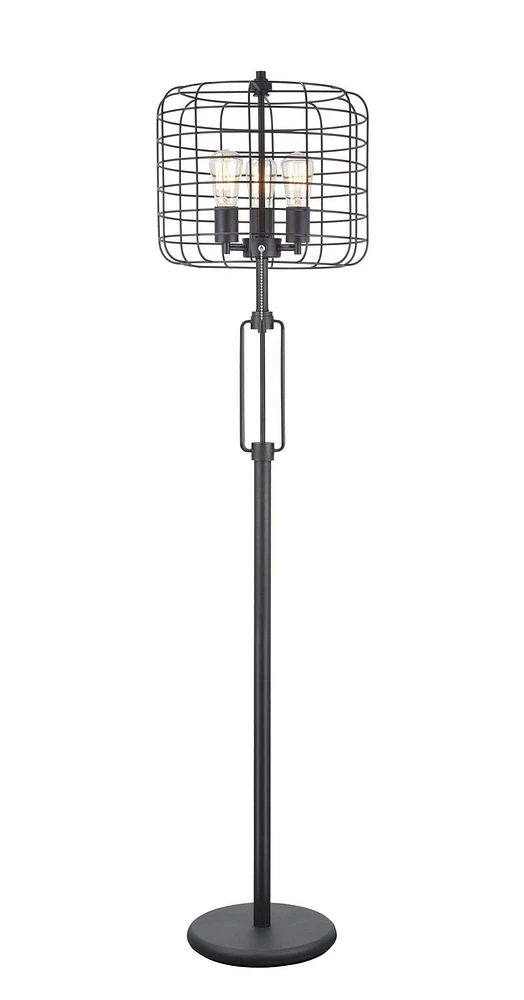 ACME Manus Floor Lamp in Black