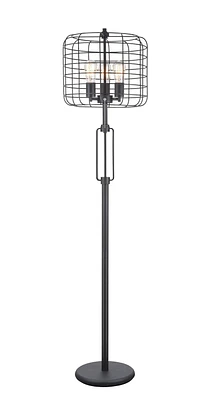 ACME Manus Floor Lamp in Black