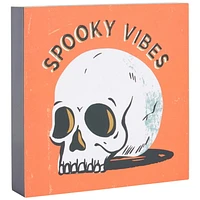 Way To Celebrate Spooky Vibes Box Sign, 5 Inch