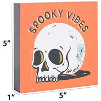 Way To Celebrate Spooky Vibes Box Sign, 5 Inch