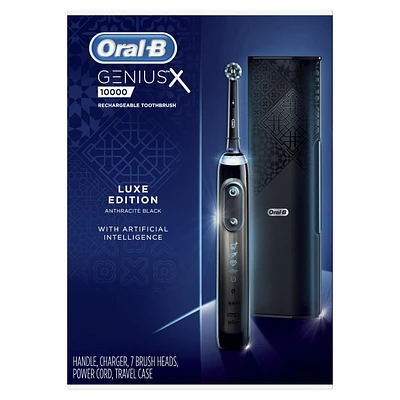 Oral-B GENIUS X Luxe, Rechargeable Electric Toothbrush with Artificial Intelligence