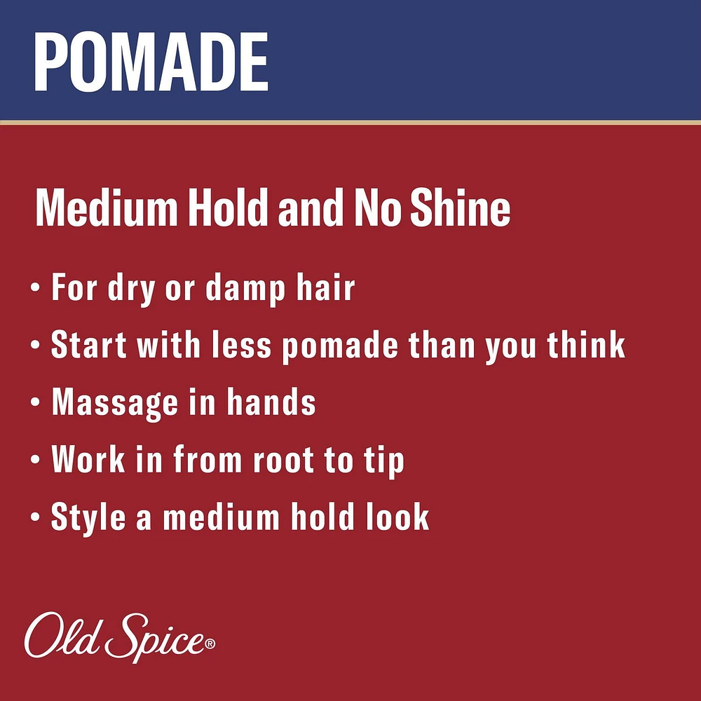 Old Spice Hair Styling Pomade for Men, 63 g