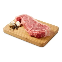 Halal Beef Strip Loin Steak, Your Fresh Market, 1 Steak, AAA Angus Beef, 0.17 - 0.47 kg