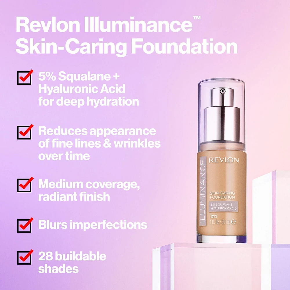 Fond de teint liquide peau sublime Revlon Illuminance, couvrance moyenne