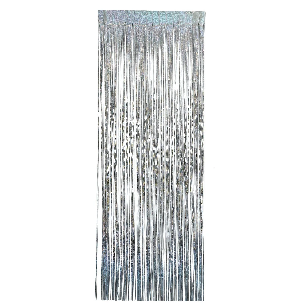 Silver laser fringe, Silver door fringe