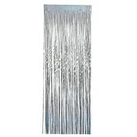 Silver laser fringe, Silver door fringe