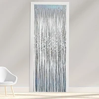 Silver laser fringe, Silver door fringe