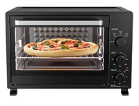 Mainstays XL Toaster Oven, 32L/ 6-Slice Family Size, Black, 1500W, MS XL 32L Toaster Oven