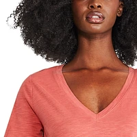 T-shirt avec encolure en V George pour femmes