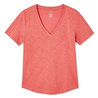 T-shirt avec encolure en V George pour femmes