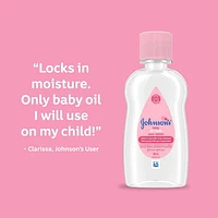 Johnson's Baby Oil, Baby Massage Oil, 88 mL