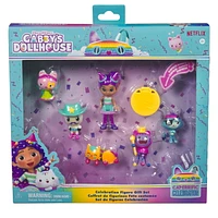 Gabby’s Dollhouse, Celebration Themed Figures with Gabby Girl, 5 Cat Toy Figures, Surprise Toys & Dollhouse Accessories, Kids Toys for Girls & Boys 3+, Gabby’s Dollhouse