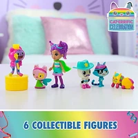 Gabby’s Dollhouse, Celebration Themed Figures with Gabby Girl, 5 Cat Toy Figures, Surprise Toys & Dollhouse Accessories, Kids Toys for Girls & Boys 3+, Gabby’s Dollhouse