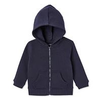 George Baby Boys' Fleece Zip-Up Hoodie, Sizes 0-24 months