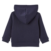 George Baby Boys' Fleece Zip-Up Hoodie, Sizes 0-24 months