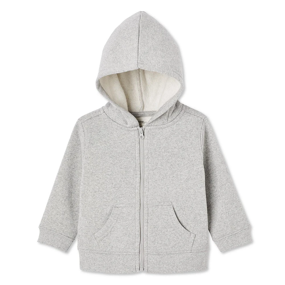 George Baby Boys' Fleece Zip-Up Hoodie