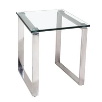 Heavenly Collection Gen Side Table in Silver 