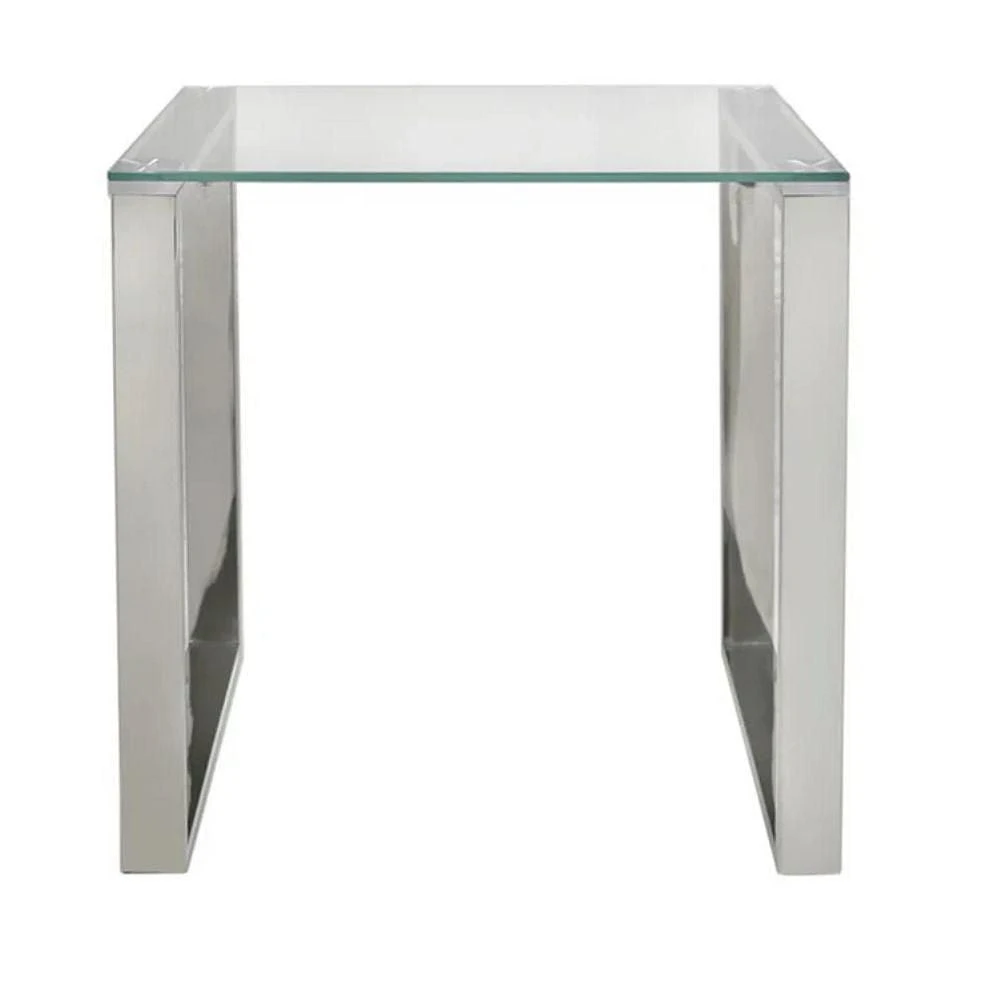 Heavenly Collection Gen Side Table in Silver 