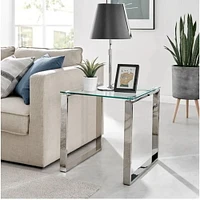 Heavenly Collection Gen Side Table in Silver 