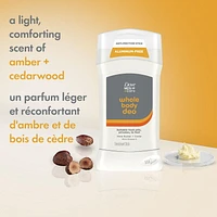 Pour Tout Le Corps Pour 72H de Protection Contre les Odeurs Dove Men+Care Déodorant Beurre de Karité & Cèdre convient pour une utilisation des aisselles, aux parties intimes et pieds 85g