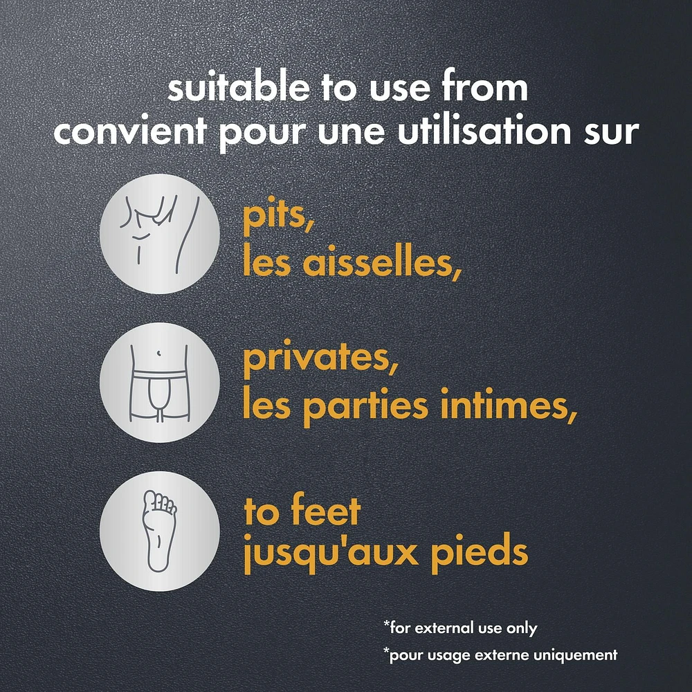 Pour Tout Le Corps Pour 72H de Protection Contre les Odeurs Dove Men+Care Déodorant Beurre de Karité & Cèdre convient pour une utilisation des aisselles, aux parties intimes et pieds 85g