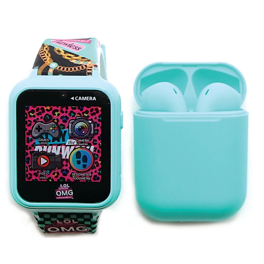 OMG Touch Screen Interactive Watch with Bonus Earbuds