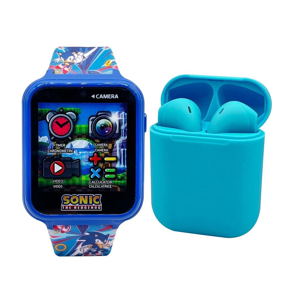 Sonic Touch Screen Interactive Watch with Bonus Earbuds