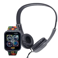 Justice League Touch Screen Interactive Watch and  Headphone Set