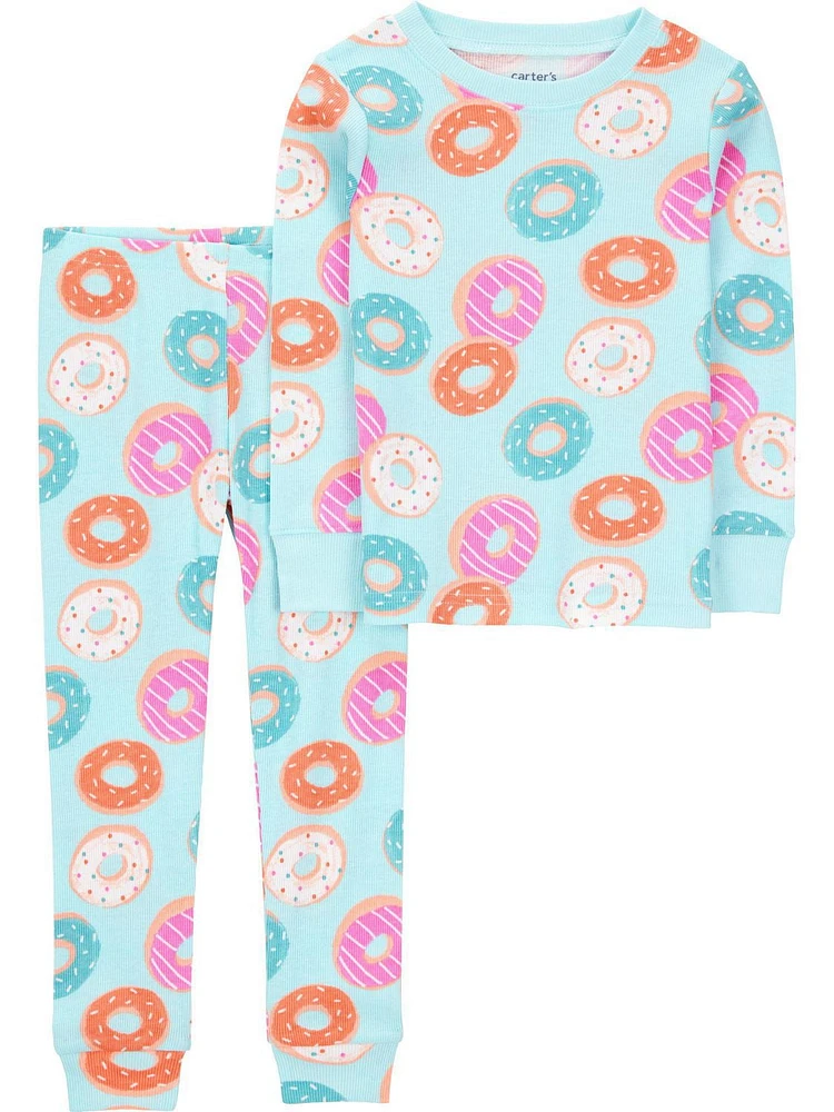 Carter's Child of Mine Toddler Girls' 2 Piece Set - Multi Donut