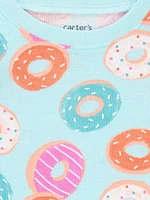 Carter's Child of Mine Toddler Girls' 2 Piece Set - Multi Donut