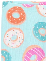 Carter's Child of Mine Toddler Girls' 2 Piece Set - Multi Donut