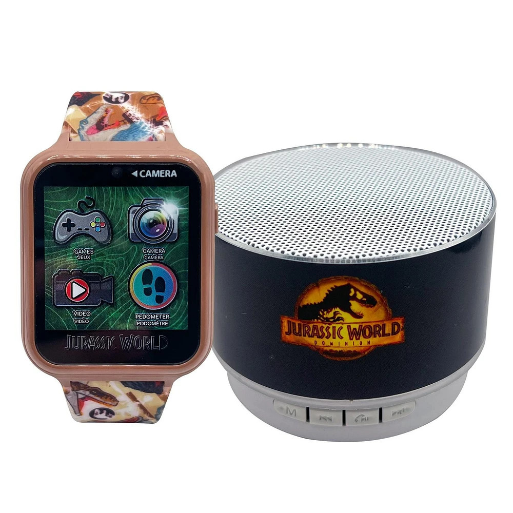 Jurassic Touch Screen Interactive Watch with  Bonus Bluetooth  Speaker