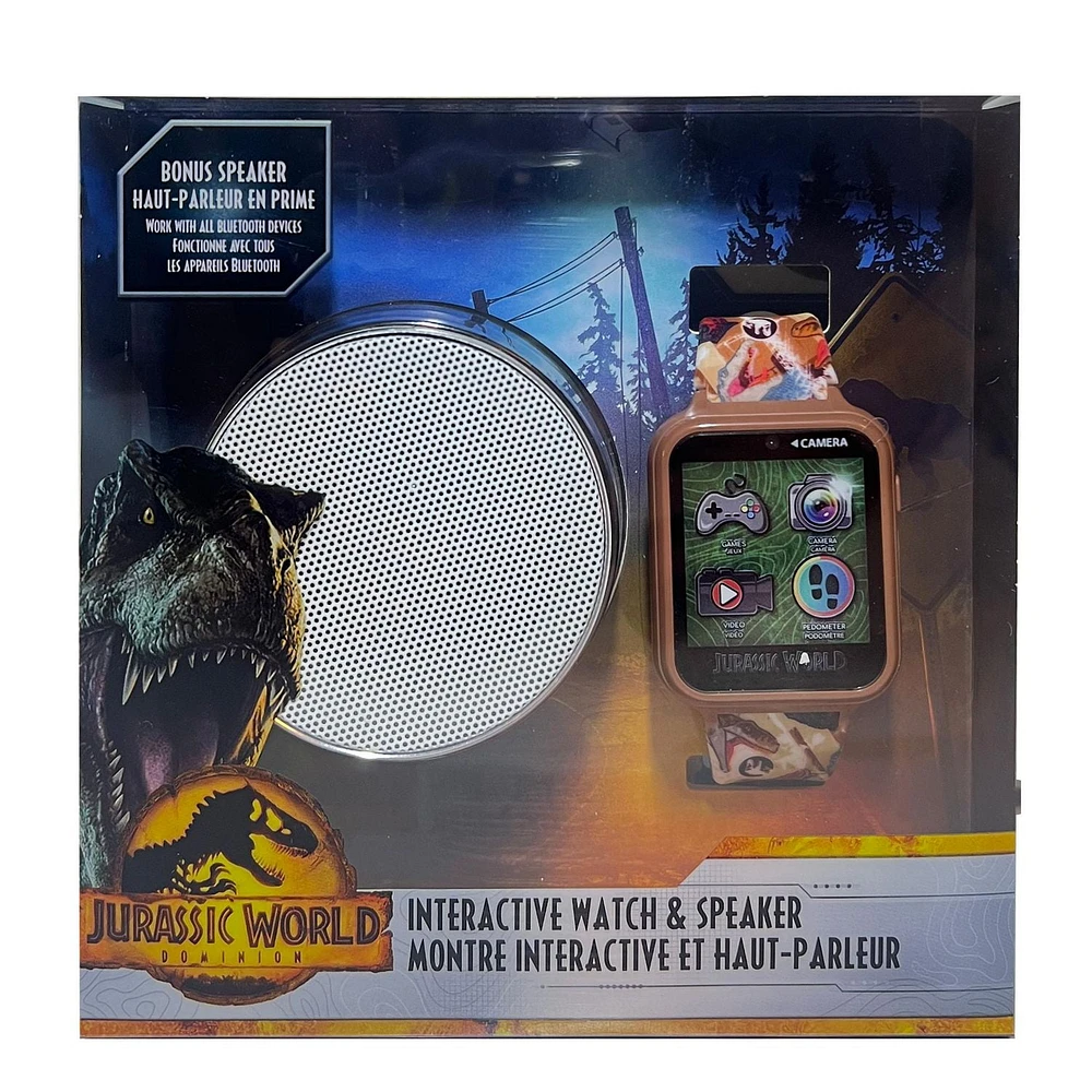 Jurassic Touch Screen Interactive Watch with  Bonus Bluetooth  Speaker