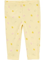 Carter's Child of Mine Baby Girls' 3 Piece Set - Pink and Yellow Lemon, Newborn 24 Months