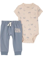 Carter's Child of Mine Baby Boys' Bodysuit Pant Set - Chill Vibes