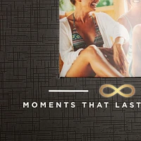 Pinnacle Frames and Accents 2UP Moments That Last A Life Time Photo Album