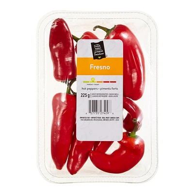 Fresno Hot Peppers, Your Fresh Market, 225 g