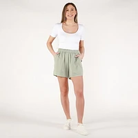 DV Pleated shorts with a shirred elastic waistband