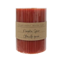 4" PUMPKIN SPICE Pillar Candle