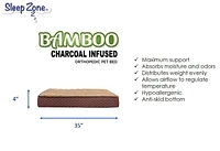 Ethical Sleep Zone Lit pour Chien en Bambou - Plusieurs Tailles Disponibles