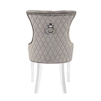 Plata Import Champagne Chair in Grey - Set 6