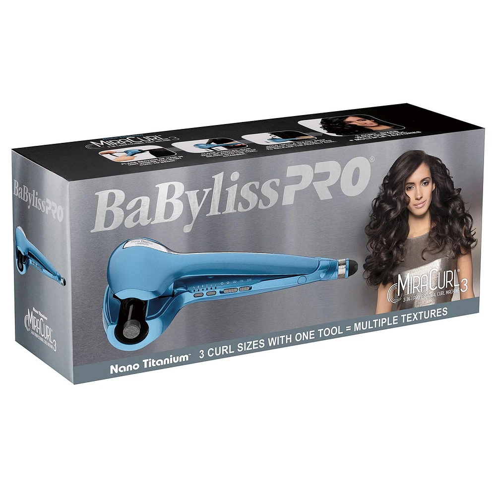 BaByliss PRO Nano Titanium MiraCurl 3 Professional Curl Machine