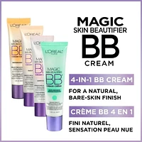 L'Oréal Paris Magic Skin Beautifier BB Cream, 30 mL, 4-in-1 BB Cream