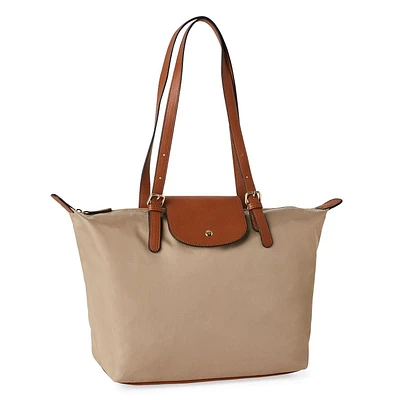 Sac fourre-tout en nylon Time and Tru pour femmes Taille unique