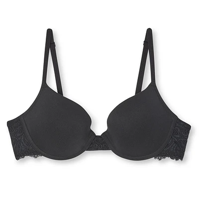 Soutien-gorge pigeonnant avec dentelle George pour femmes