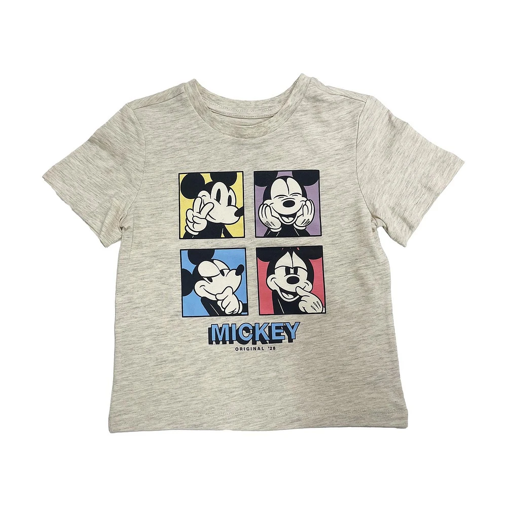 Disney Toddler Boys Peace Smile Cheeky Short Sleeve Crew