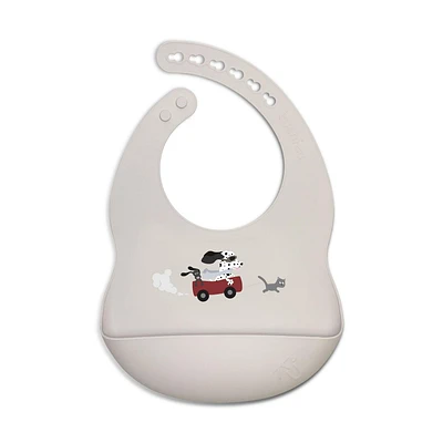 Kushies - SiliBib - Silicone Bib - Spot Sand