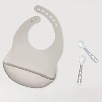 Kushies - SiliBib - Silicone Bib - Spot Sand