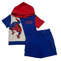 Marvel Toddler Boys Hero Crawl Two Piece Combo Set