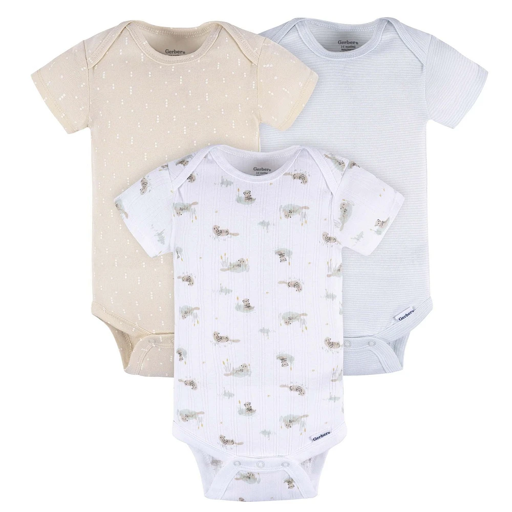 Gerber - 3 pack Onesies - Otterly Cute, 3 pack